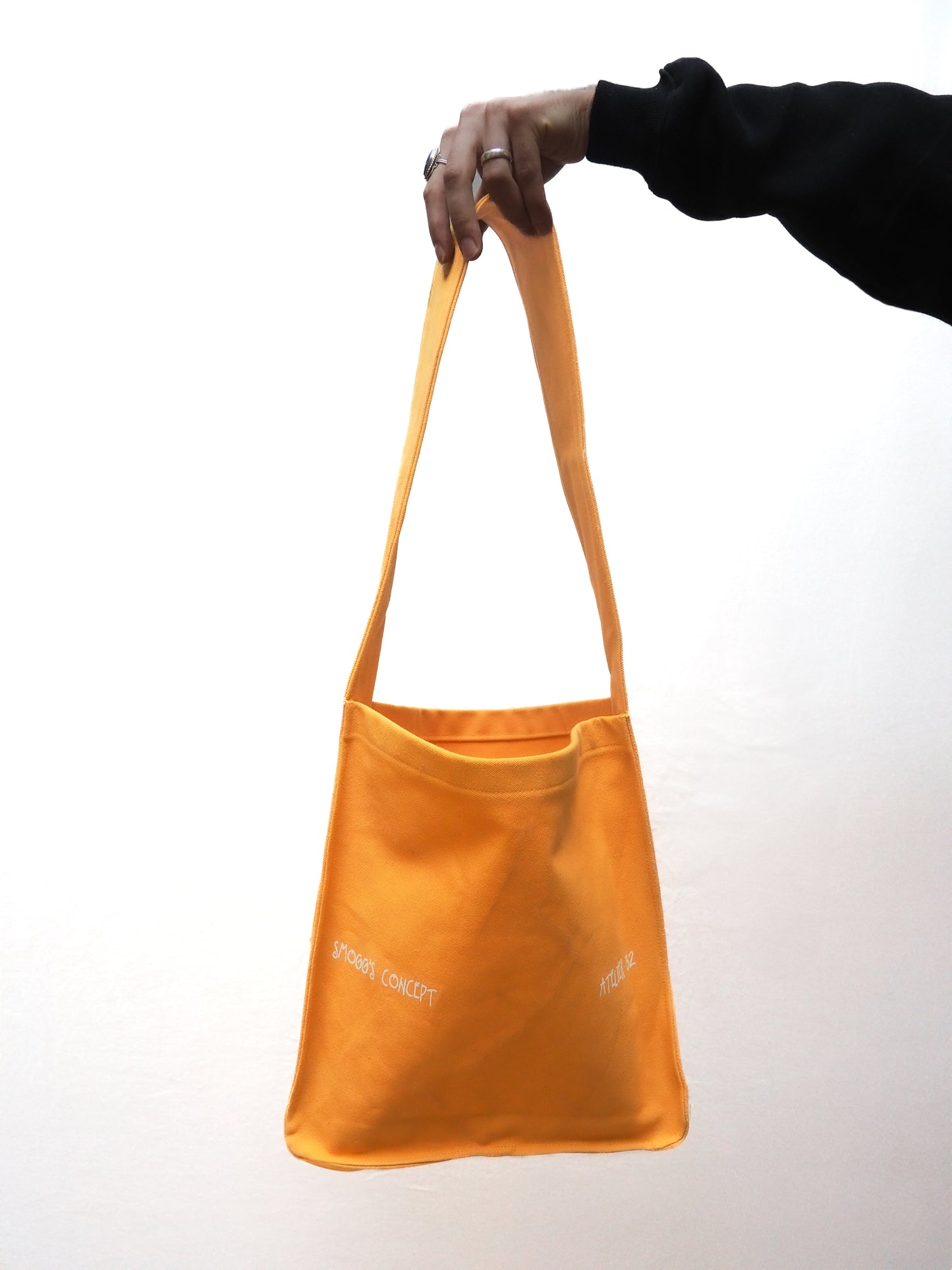 Sac bandoulière jaune moutarde "l'Art de créer"