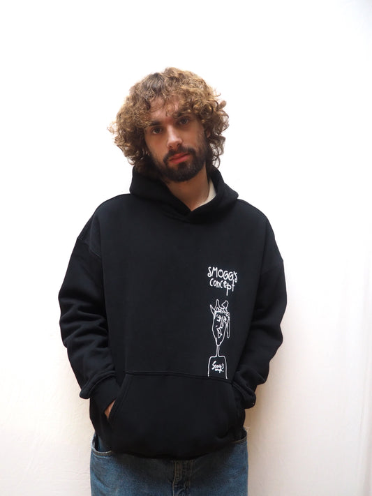 Sweat noir "l'Art de créer"