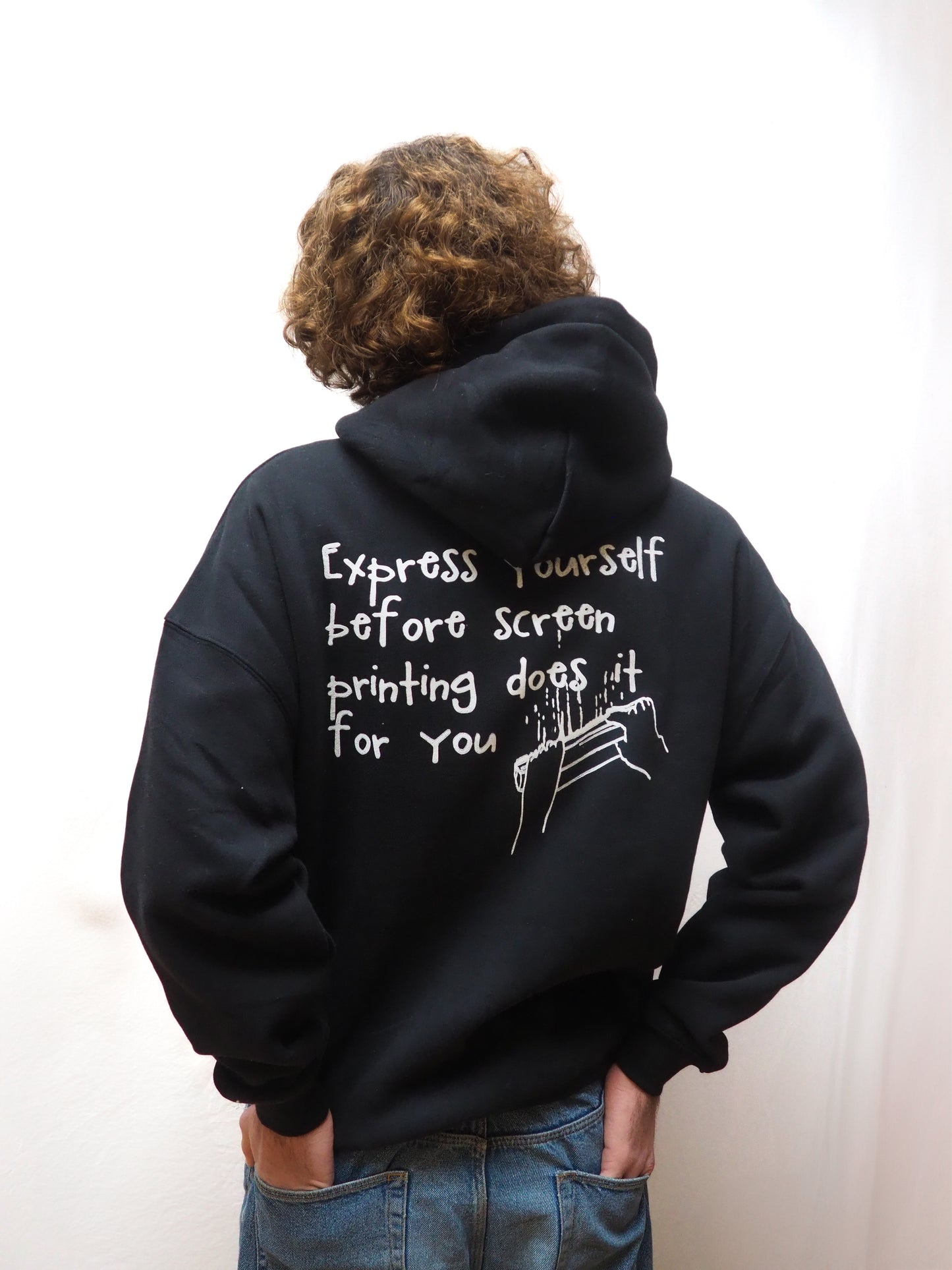 Sweat noir "l'Art de créer"